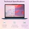 Lenovo IdeaPad Flex 3i Chromebook 12.2" WUXGA 2-in-1, Intel N100, 4GB RAM