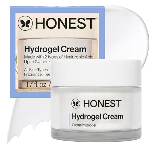 Honest Beauty Hydrogel Cream Daily Face Moisturizer with Hyaluronic Acid