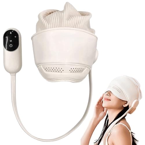 Electric Migraine Relief Cap Massager with 6 Airbags and 3 Heat Modes