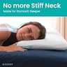 Blissbury Ultra Thin 2.6-Inch Premium Memory Foam Stomach Sleeping Pillow