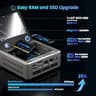 Trycoo High-Performance Mini PC, AMD Ryzen 5 5600H, 16GB DDR4 RAM, 512GB SSD