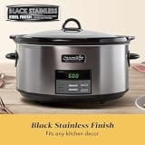 Crock-Pot Large Programmable Slow Cooker with Auto Warm Setting, 8-Quart
