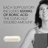 AZO Boric Acid Vaginal Suppositories for Women, Clinically Studied 600mg, 30 Count