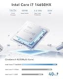 KAMRUI Hyper H2 Workstation Mini PC, Intel Core i7-14650HX, 16GB RAM, 1TB SSD