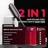 TYMO Ring Hair Straightener Brush with 3D Triangle Teeth Hot Comb Styler
