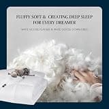 Serta Queen Size Hypoallergenic Goose Feather & Down Fiber Bed Comforter