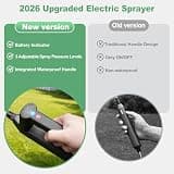 SideKing 2-Gallon Battery Powered Garden Sprayer with Ergonomic Shoulder Strap