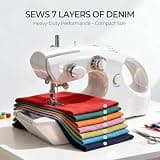 TYGVM Portable Cordless Handheld Sewing Machine with Foot Pedal and AC Adapter