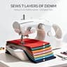TYGVM Portable Cordless Handheld Sewing Machine with Foot Pedal and AC Adapter