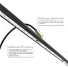 Cocoweb 19-Inch Dimmable LED Grand Piano Lamp with Adjustable Clamp and Brass Accents
