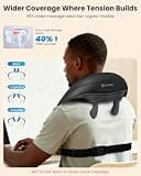 COMFIER Cordless Neck Massager with Heat, 4D Kneading Shiatsu Relief