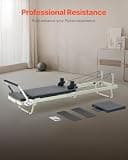 VEVOR Foldable Pilates Reformer with Cast Iron Frame and High-Speed Pulley