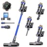 Upgraded 650W 55KPa High Suction Cordless Stick Vacuum Cleaner with Touch Screen