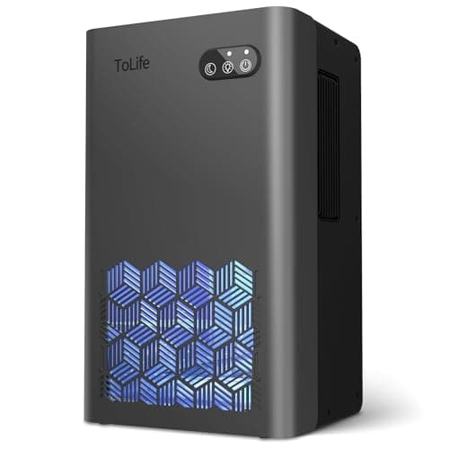 ToLife TZ-C2 95-Ounce Thermoelectric Dehumidifier with Ambient LED Lighting