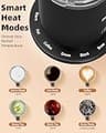 Nuwave Smart Rechargeable Heated Coffee Mug with Brewing Presets, 16oz