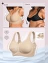 OEAK Women's Wireless Jelly Bra Plus Size Supportive Seamless Everyday Bra