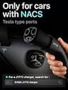 EVIQO 40-Amp NACS Level 2 Plug-in EV Charger with Wi-Fi Control (Tesla)
