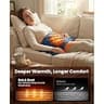 Bob and Brad 2.4lb Weighted Far Infrared Heating Pad with Adjustable Strap