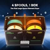 SUNLU S4 4-Spool Smart Filament Dryer with Auto Humidity Control (350W)