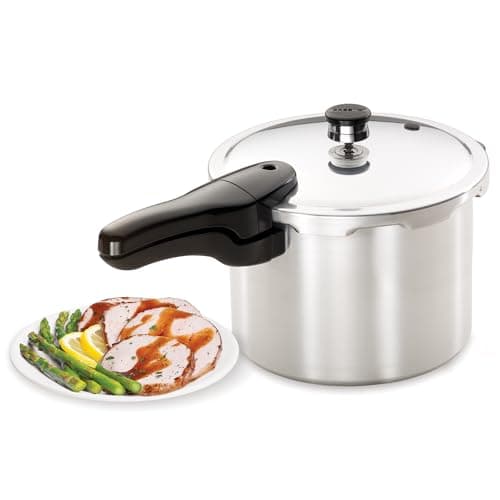 Presto 01264 Classic 6-Quart Heavy-Gauge Aluminum Stovetop Pressure Cooker