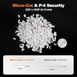 Bonsaii 120-Sheet Autofeed Heavy Duty Micro-Cut Shredder for Home Office
