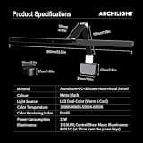 Archilight Stella-Pro Double Arm Clip-On LED Piano Light with Remote Control