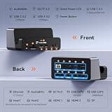 TobenONE 18-in-2 MacBook Docking Station Stand with Dual 4K Display Support