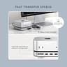 Satechi Mac Mini M4 Hub & Stand with NVMe SSD Enclosure and 10Gbps Data Ports