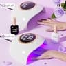 LadyMisty 72W Upgrade UV LED Nail Light with 18 Beads & Temp Protection