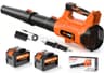 VIBOGEN High-Power Brushless Cordless Leaf Blower with Dual 6.0Ah Batteries