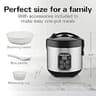 Hamilton Beach Digital Programmable Rice Cooker and Food Steamer, 4-Cup Uncooked