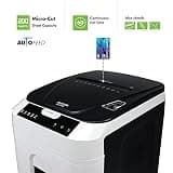 Aurora Commercial 200-Sheet Auto Feed Micro-Cut Paper Shredder, P-5