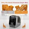 Creality Space Pi Plus Dual-Spool 360° Hot-Air Filament Dryer with Touch