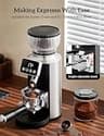 Neretva Conical Burr Espresso Grinder with Plasma Anti-Static and Portafilter Holder