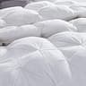 Luxurious Oversize Palatial King 100% Goose Down Comforter Insert, 80oz Fill