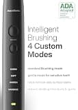Aquasonic Black Series Ultra Whitening Ultrasonic Electric Toothbrush with Travel Case