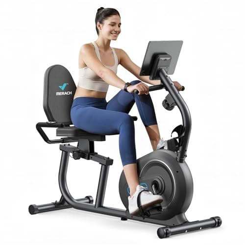 MERACH S08 Next-Generation Recumbent Exercise Bike with Lumbar Support
