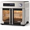OSTBA 10-in-1 French Door Air Fryer Toaster Oven Combo with Rotisserie