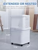 Midea Cube 50-Pint Smart Wi-Fi Dehumidifier for Basements up to 4,500 Sq. Ft.