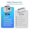 Magnasonic Professional Ultrasonic Jewelry Cleaner, 20oz Stainless Steel Tank