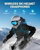 OutdoorMaster MZ04 True Wireless Ski Helmet Headphones with Charging Case