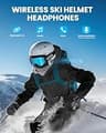 OutdoorMaster MZ04 True Wireless Ski Helmet Headphones with Charging Case