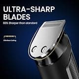 Ufree 3-in-1 Waterproof Beard and Detail Trimmer Kit with Adjustable Speeds