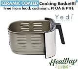 Yedi Evolution Air Fryer with Deluxe Accessory Kit and Ceramic Basket, 6.8-Quart