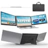 KEFEYA 15.6-inch 1080P FHD IPS Ultra-Slim Triple Portable Monitor with Eye Care HDR