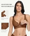 FeelinGirl Women's Front-Closure Medical Compression Post-Op Surgical Bra