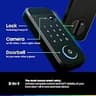 myQ Secure View 3-in-1 Smart Lock with 2K HDR Video Doorbell and Camera