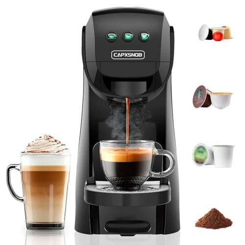 Warriors1 Mini 20-Bar Espresso Machine and K-Cup Pod Coffee Maker System