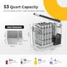 BougeRV 12V Portable Refrigerator Fridge Freezer 53 Quart Electric Cooler