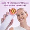 DermRays Multi-Functional Microcurrent & 650nm Red Light Therapy Device